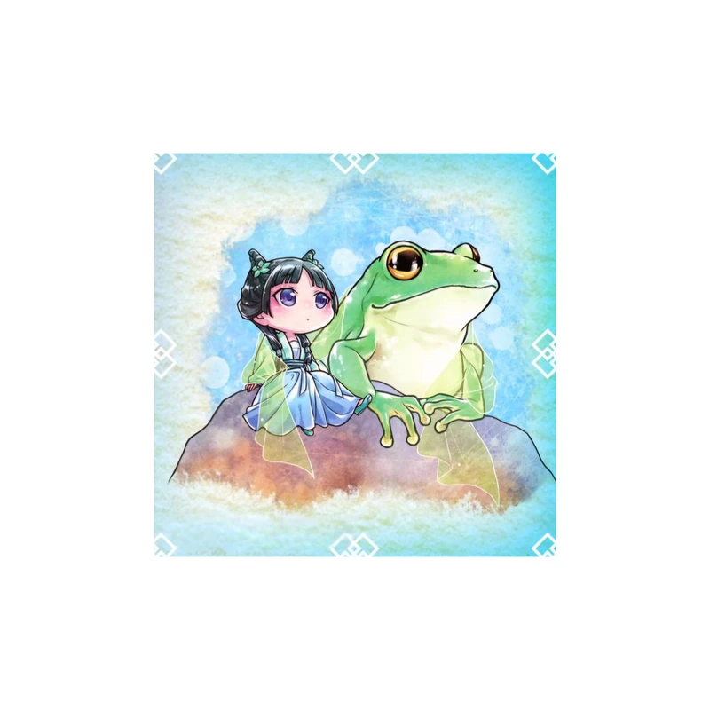 استیکر لپ تاپ و موبایل مدل انیمه طرح خاطرات داروساز The Apothecary Diaries کد 6124