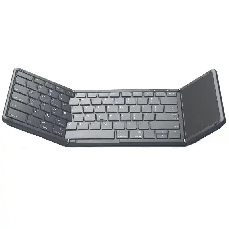 کیبورد بلوتوثی تاشو به همراه تاچ پد مدل  B099T