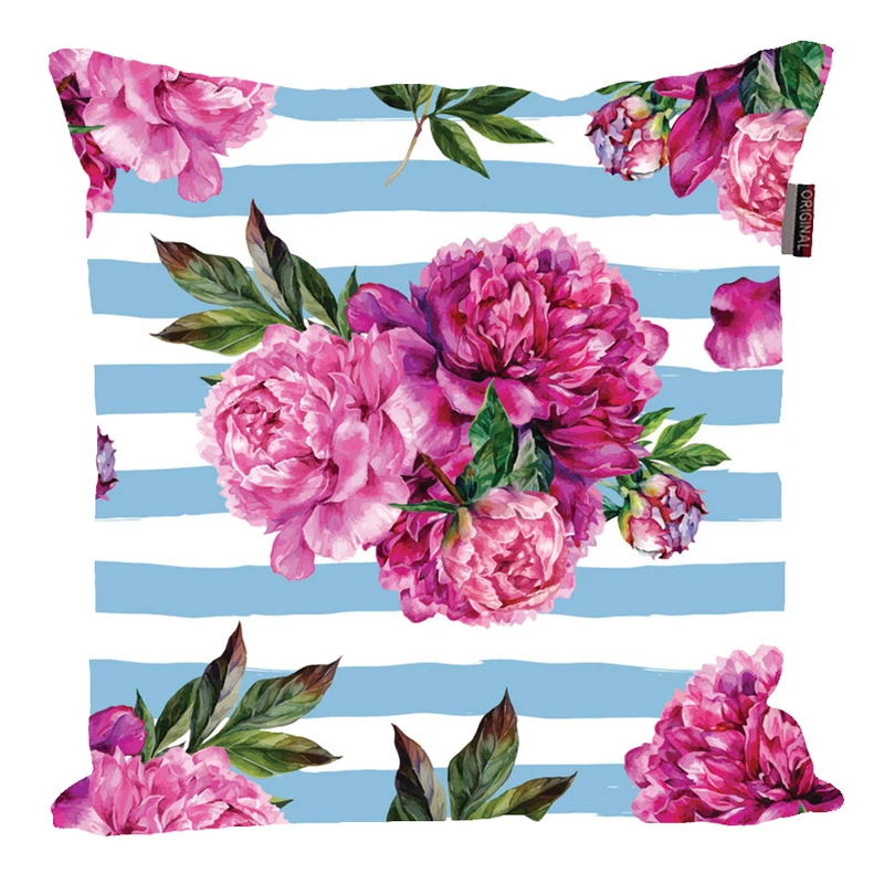 کوسن پاد آفرین مدل گل و برگ کد PK401005