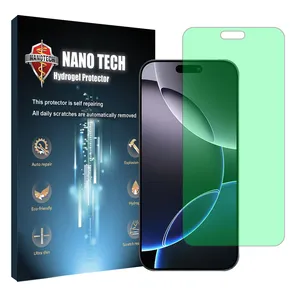 Nano tech green light screen protector suitable for Apple iPhone 16 Pro Max mobile phone