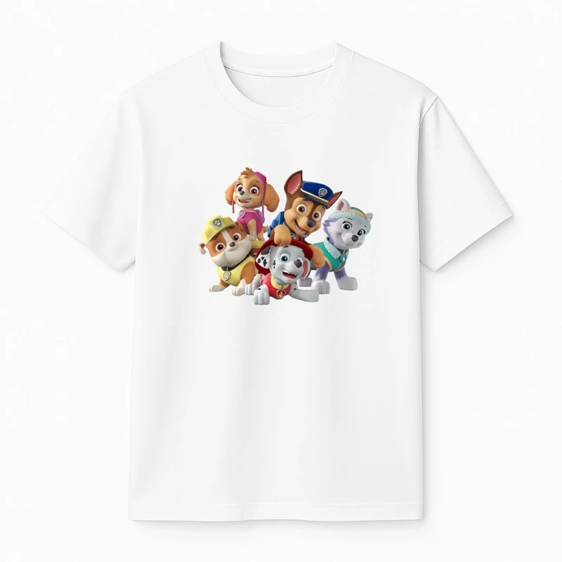 تی‌شرت آستین کوتاه پسرانه مدل سگ نگهبان کد 4 