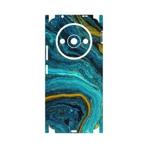 MAHOOT Turquoise marblewith golden streaks-FullSkin Cover Sticker for Xiaomi Redmi A3x