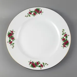 بشقاب غذاخوری چینی زرین ایران مدل Floret بسته 6 عددی