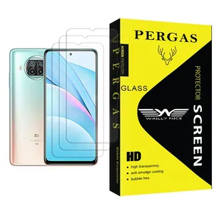 Waily Nice Pergas Glass MIX003 Screen Protector For Xiaomi Mi 10T Lite 5G Pack Of 3