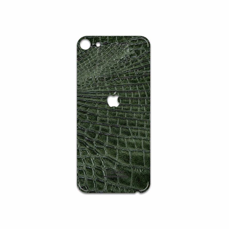 برچسب پوششی ماهوت مدل Green-Crocodile-Leather مناسب برای گوشی موبایل اپل iPod Touch 6TH Gen