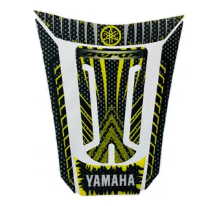 برچسب داشبورد موتور سیکلت وارون مدل W-49-YLW-CARBON مناسب برای یاماها آیروکس بسته 5 عددی