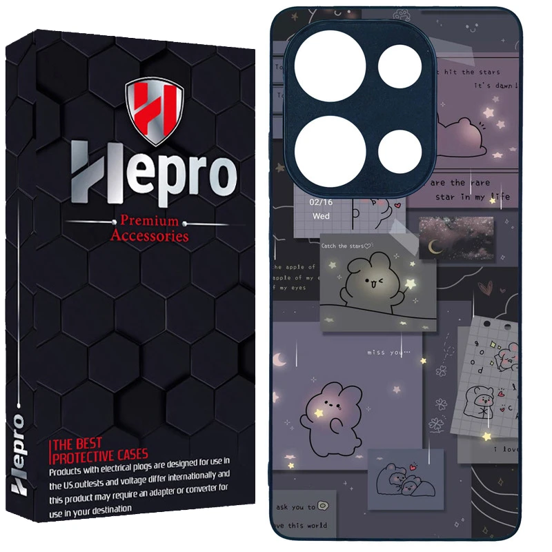 کاور هپرو طرح فانتزی مدل TPU مناسب برای گوشی موبایل شیائومی Poco M6 Pro 4G