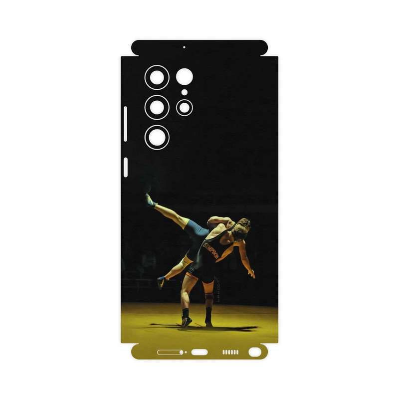 برچسب پوششی ماهوت مدل Wrestling-FullSkin مناسب برای گوشی موبایل سامسونگ Galaxy S22 Ultra 5G