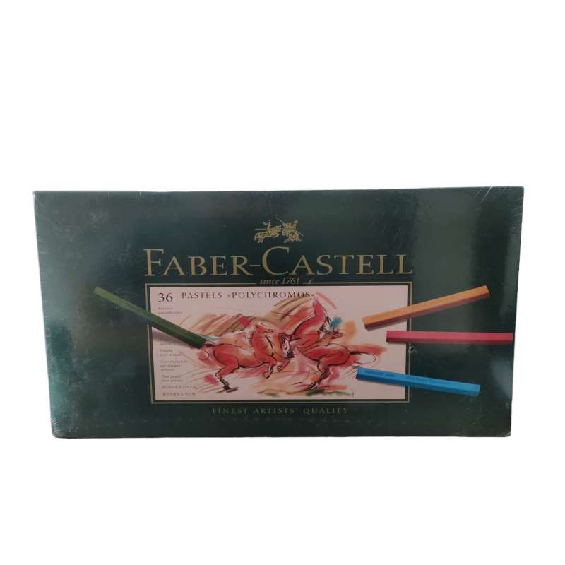 پاستل گچی 36 رنگ فابر کاستل مدل polychromos