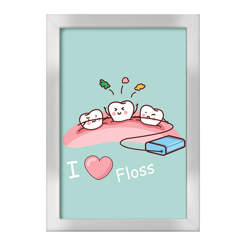 تابلو خندالو طرح دندان و دندان پزشکی کودکانه کد 36773