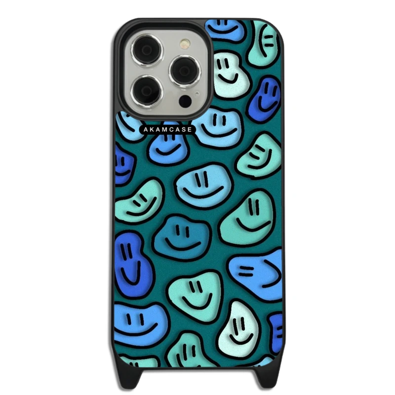 کاور آکام مدل AMCWLA15PROMAX-HAPPY FACE9 مناسب برای گوشی موبایل اپل iPhone 15 Pro Max