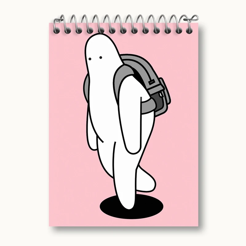 دفتر یادداشت 50 برگ خندالو مدل تنبل خسته کد 29438