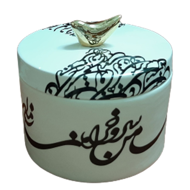 شکلات خوری سرامیکی مدل سیاه مشق کد M03