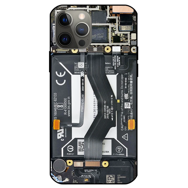 کاور مگافون طرح برد موبایل مدل 8004 مناسب برای گوشی موبایل اپل iPhone 12 Pro                