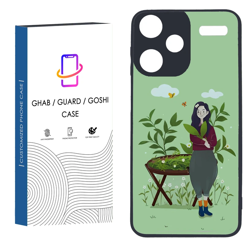 کاور قاب گارد گوشی طرح دخترانه کد 1 - TPU مناسب برای گوشی موبایل شیائومی Redmi Note 13 Pro Plus