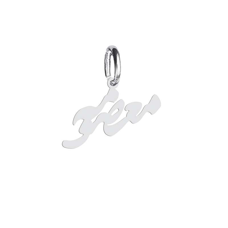 آویز گردنبند نقره هایکا طرح معصومه مدل n.ha 223