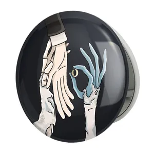 آینه جیبی خندالو طرح انیمیشن عروس مردگان مدل تاشو کد 27819 