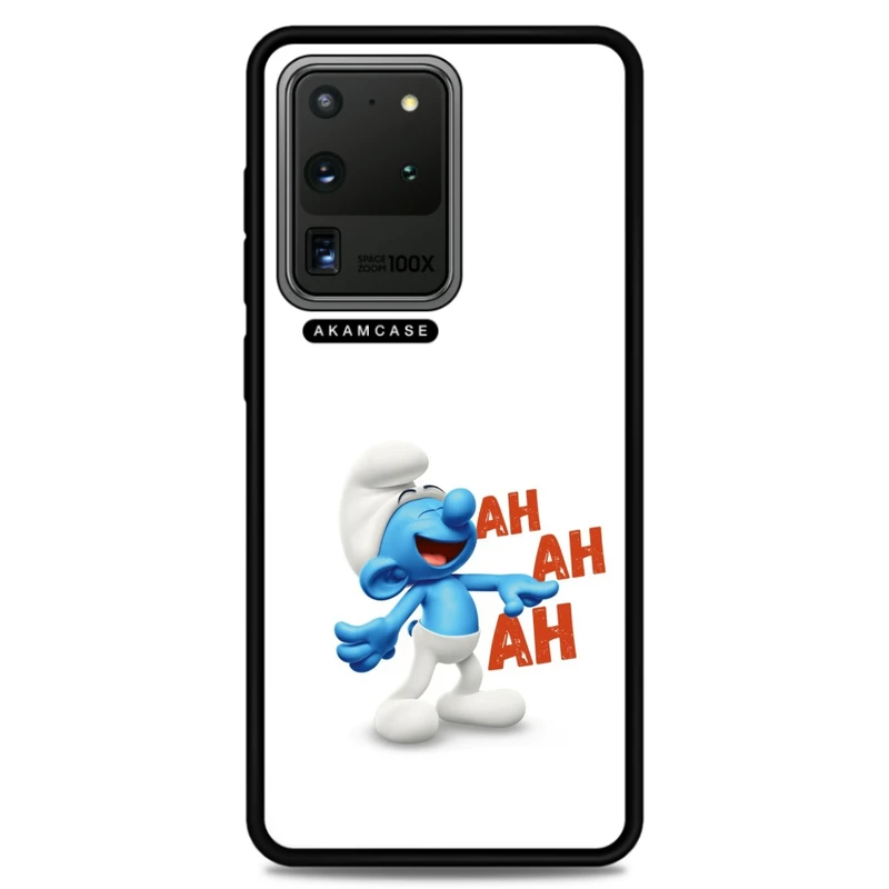 کاور آکام مدل AMC-WSGS20U-SMURFS-5 مناسب برای گوشی موبایل سامسونگ Galaxy S20 Ultra