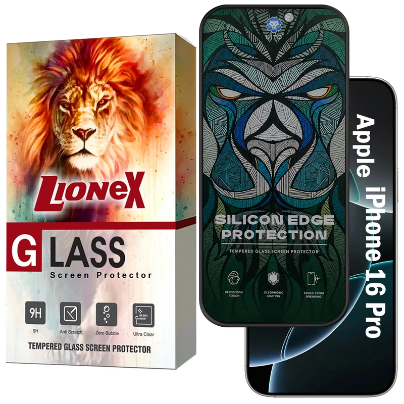 محافظ صفحه نمایش لایونکس مدل LITOSILPL مناسب برای گوشی موبایل اپل iPhone 16 Pro 