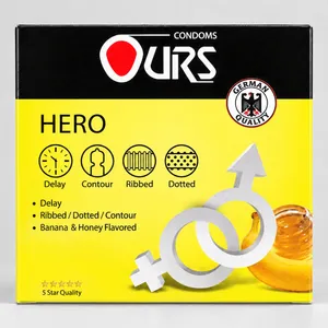 کاندوم اورز مدل Hero بسته 3 عددی