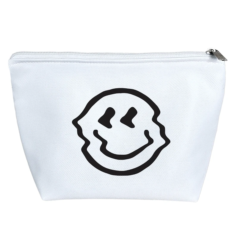 کیف لوازم آرایش دخترانه خندالو مدل ایموجی خندان کد 9005