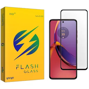 محافظ صفحه نمایش شیشه ای یاکیا مدل Flash مناسب برای گوشی موبایل موتورولا Moto G84 / G54 / G54 Power / G14