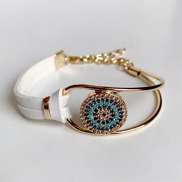 دستبند زنانه مدل چشم نظر