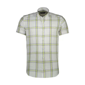 پیراهن آستین کوتاه مردانه کیکی رایکی مدل MBB20225-345