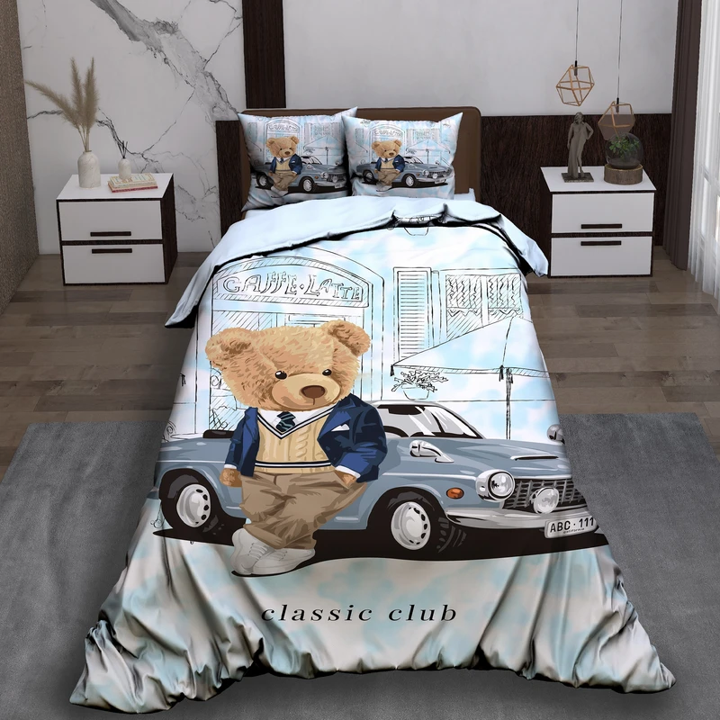 سرویس روتختی مدل تدی کلاسیک یکنفره 5 تکه