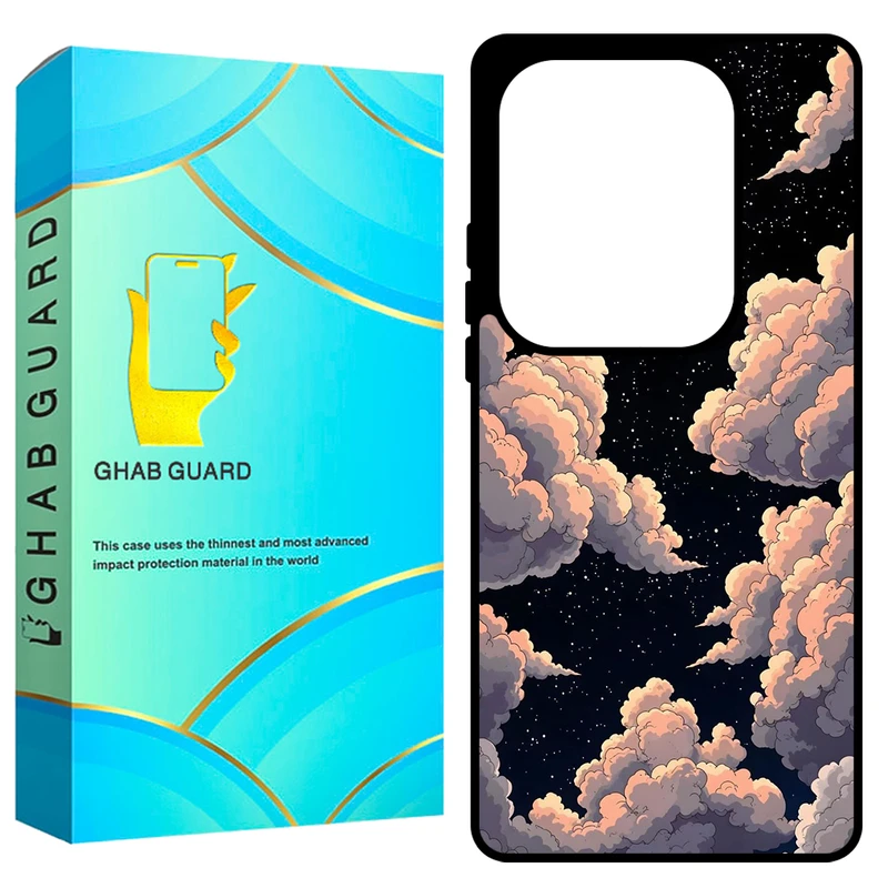کاور قاب گارد طرح ابر مدل GCHPN13P مناسب برای گوشی موبایل شیائومی Redmi Note 13 Pro 4G / Poco M6 Pro 4G