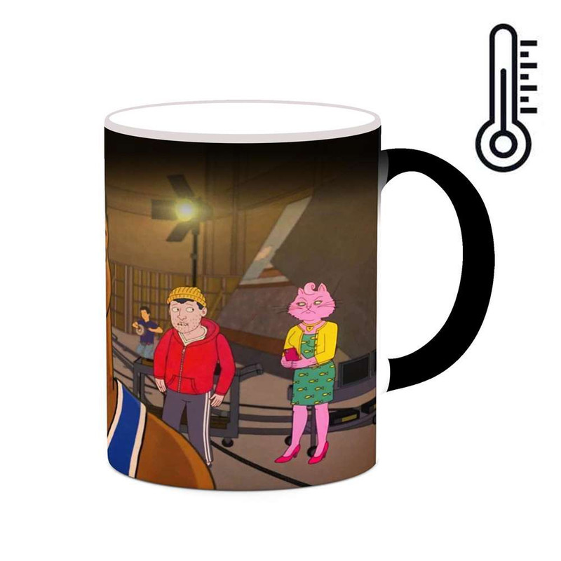 ماگ حرارتی کاکتی مدل کارتون BoJack Horseman کد mgh22326 ماگ حرارتی کاکتی مدل کارتون BoJack Horseman کد mgh22326