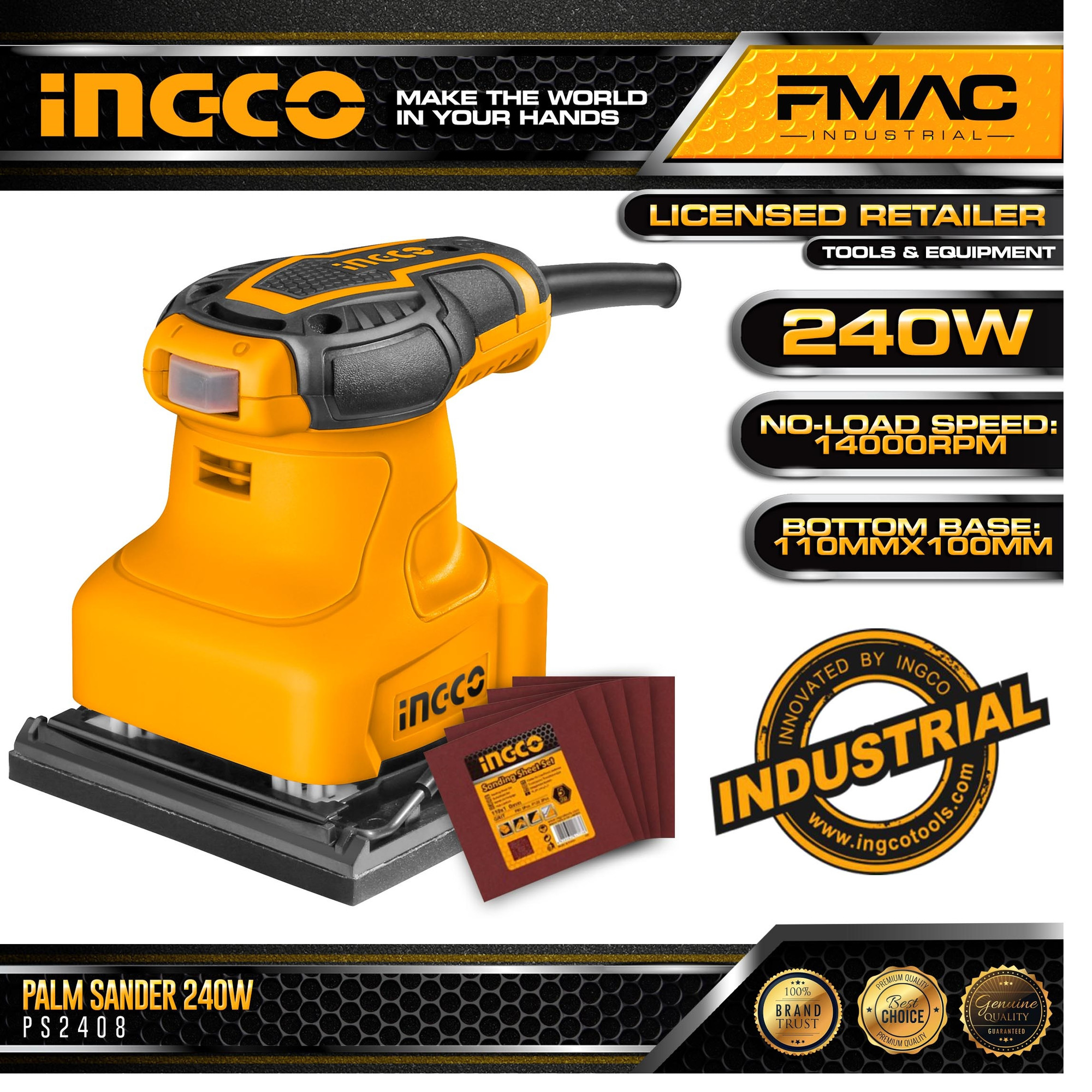 دستگاه سنباده زن اینکو مدل PS-2408