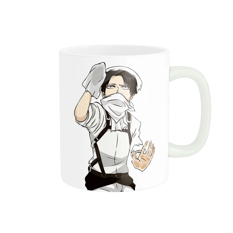 ماگ پادآفرین طرح انیمه اتک ان تایتان - نبرد تایتان ها - کاپتان لیوای Attack on Titan کد 0834