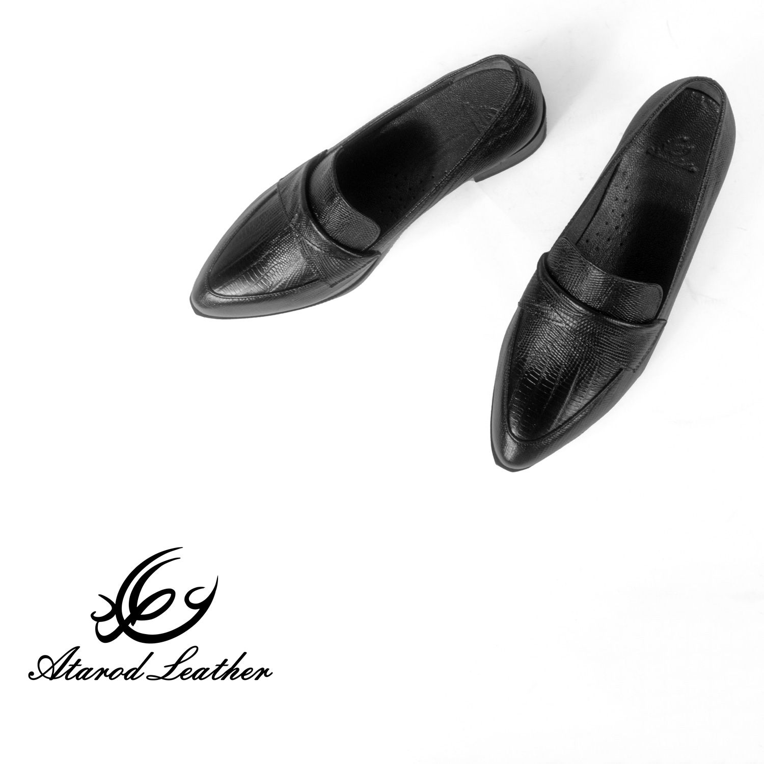 کفش زنانه چرم عطارد مدل چرم طبیعی کد SH210 -  - 9