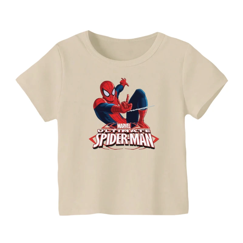 تی شرت آستین کوتاه بچگانه مدل مرد عنکبوتی کد ۱۶