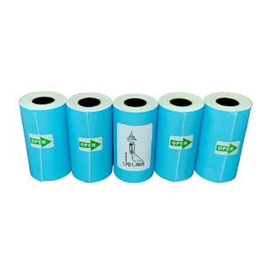 لیبل حرارتی آبی پایتخت رول مدل LA3B بسته 5 عددی