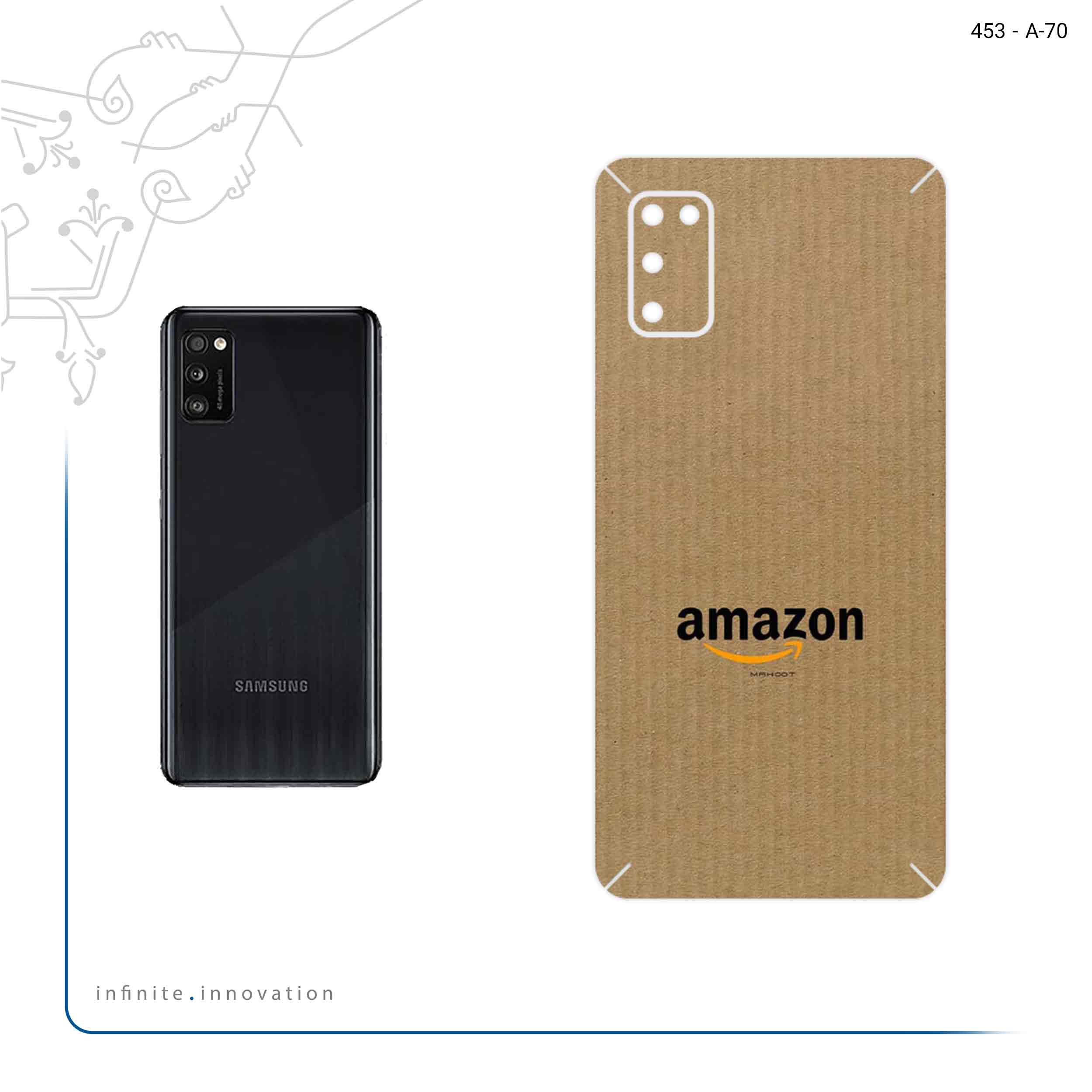 برچسب پوششی ماهوت مدل Amazon مناسب برای گوشی موبایل سامسونگ Galaxy A41