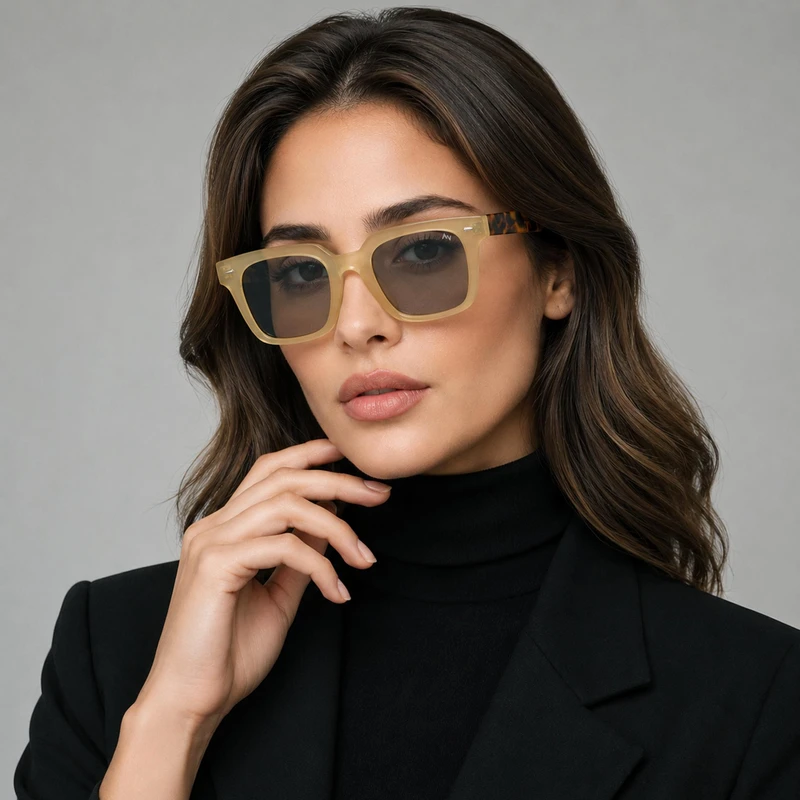 عینک آفتابی ویفرر (Wayfarer) آلبرت وگ مدل S-31105-C2 Acetate Avantgarde Visionary