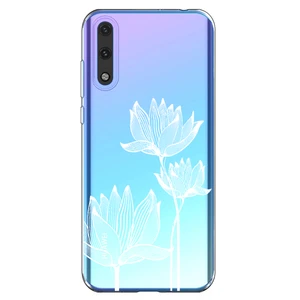کاور مگافون طرح گل مدل C47-W مناسب برای گوشی موبایل هوآوی Y8P 2020