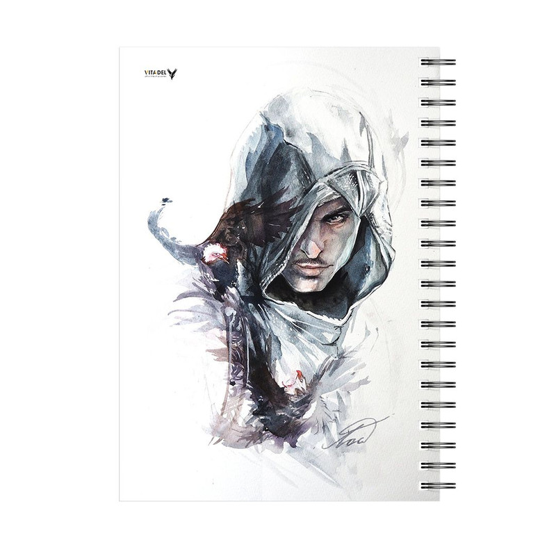 دفتر 120 برگ ویتادل طرح اساسین کرید مدل 4