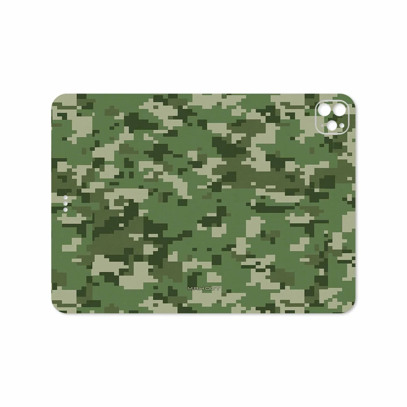 برچسب پوششی ماهوت مدل Army-Green-Pixel مناسب برای تبلت اپل iPad Pro 11 (GEN 2) 2020 A2068