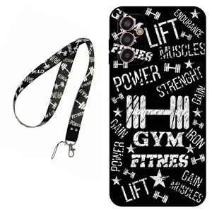 Megafone Gym 0010 Cover For Samsung Galaxy F13 Mobile Neckband 