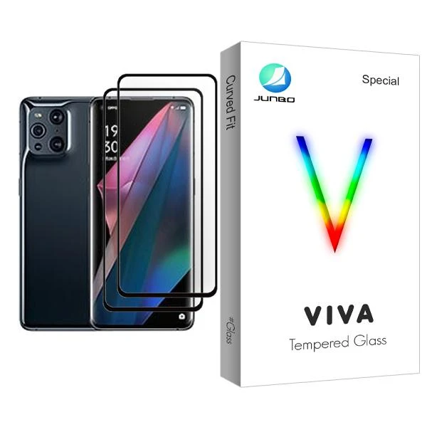 محافظ صفحه نمایش جانبو مدل Viva Glass MIX002 مناسب برای گوشی موبایل اوپو Find X3 Pro بسته دو عددی