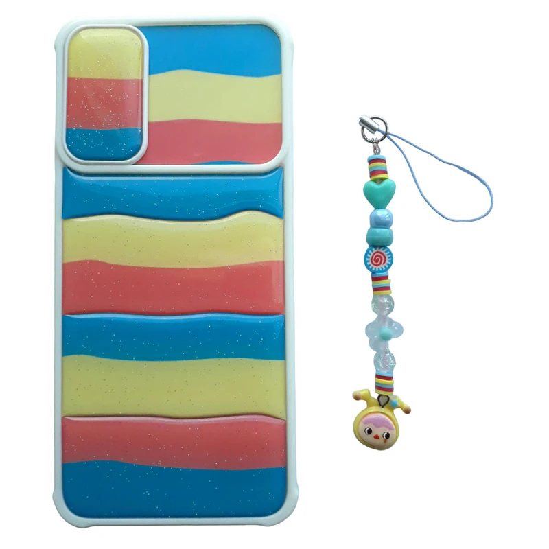 کاور طرح موج کد A11559 مناسب برای گوشی موبایل شیائومی Note 10 5G / Note 10T 5G / Poco M3 Pro به همراه بند آویز