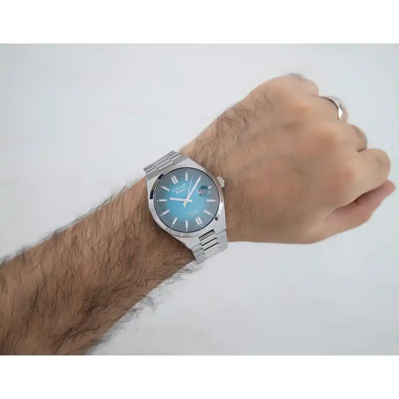 ساعت مچی عقربهای مردانه اوماکس مدل OOACZ001P06I
