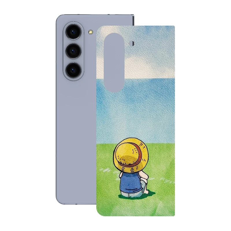 برچسب پوششی ریمکس مدل Leth طرح لوفی مناسب برای گوشی موبایل سامسونگ Galaxy Z Fold5