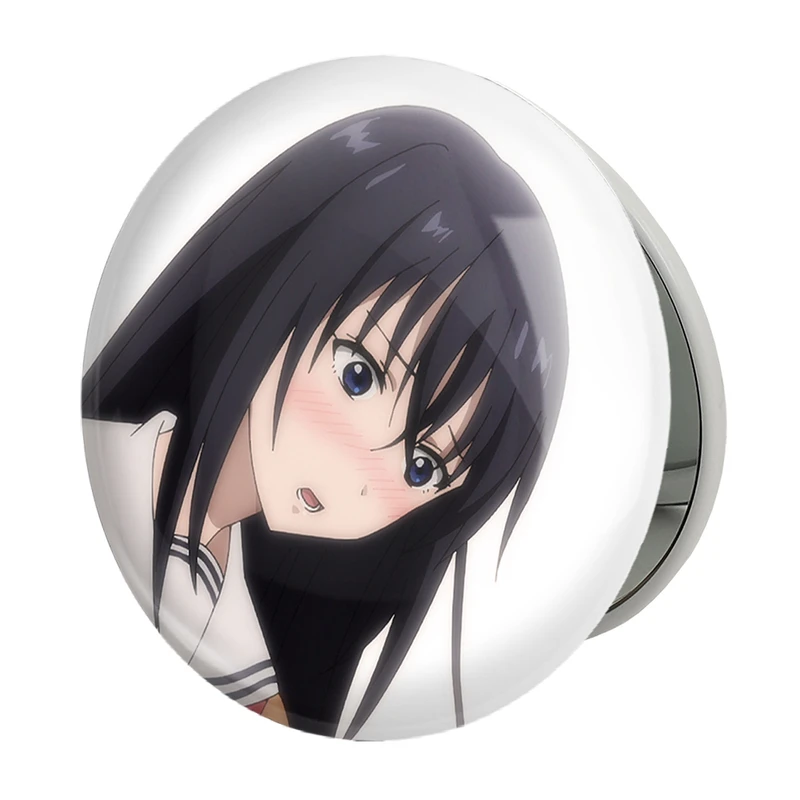 آینه جیبی خندالو طرح ساواگاری انیمه تومو داچی گیم Tomodachi Game مدل تاشو کد 18439 