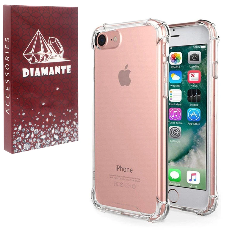 کاور دیامانته مدل بی رنگ مناسب برای گوشی موبایل اپل iPhone SE 2020