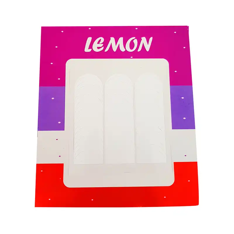 برچسب فرنچ ناخن لمون مدل MOO5
