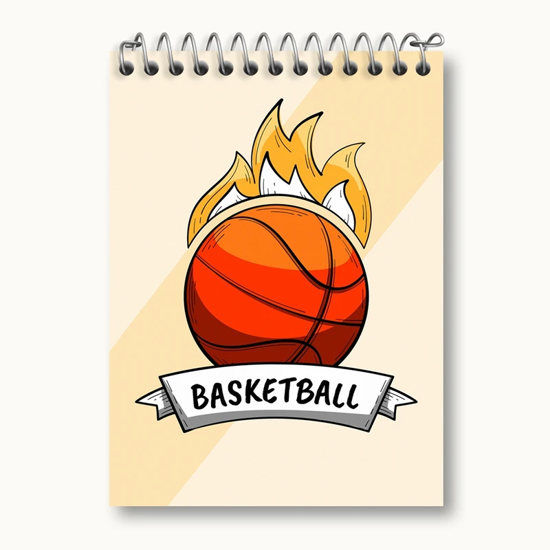 دفتر یادداشت 50 برگ خندالو مدل بسکتبال Basketball کد 26440